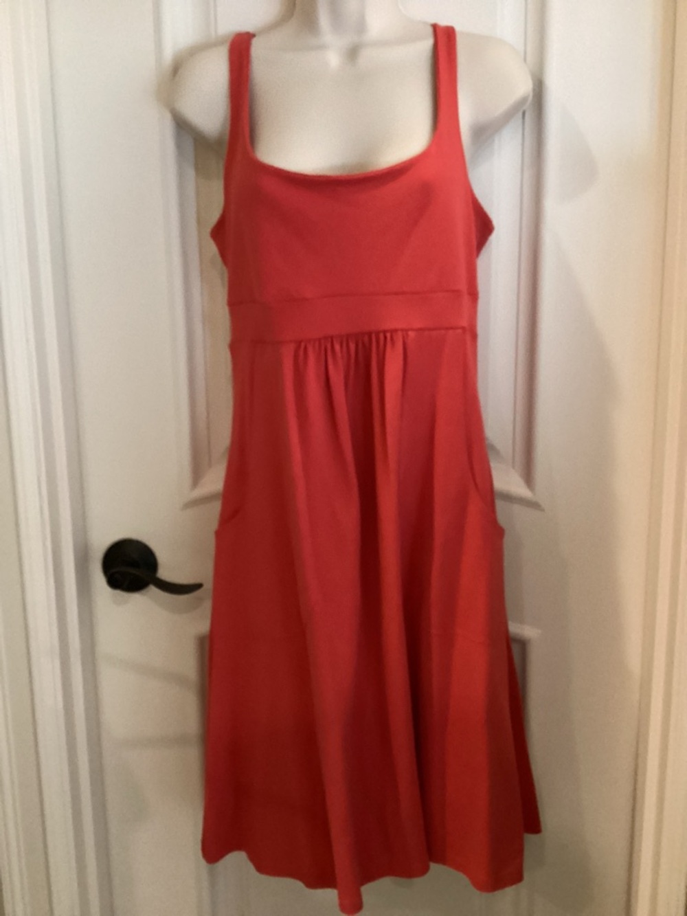 Susana Monaco Coral Sleeveless A-Line Dress